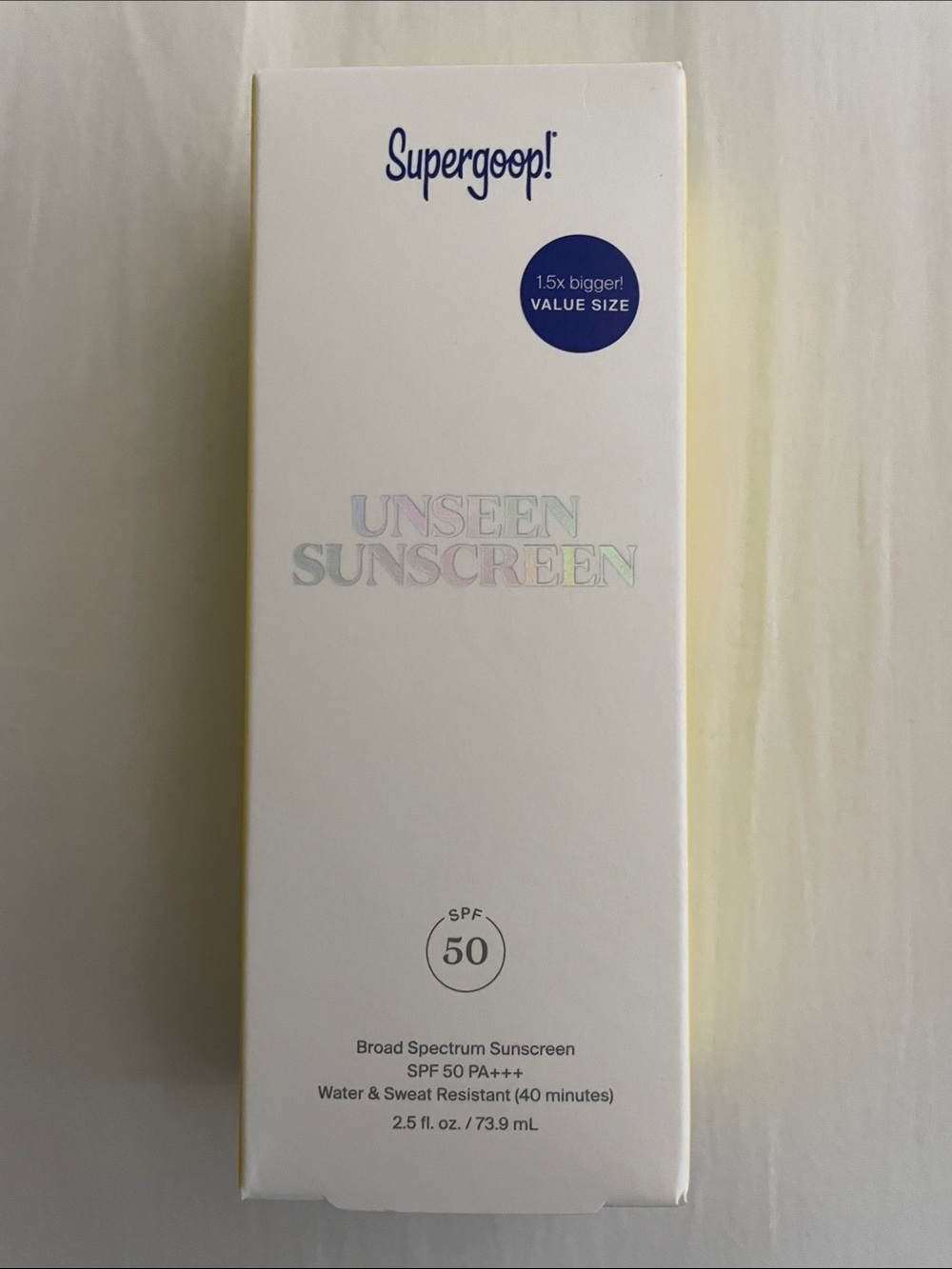 Supergoop! Unseen Sunscreen SPF 50